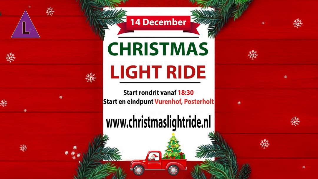 Poster Christmas Light Ride