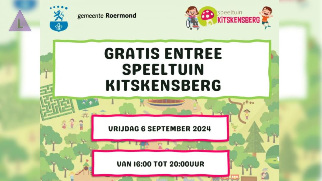 Gratis spelen bij speeltuin Kitskensberg in Roermond